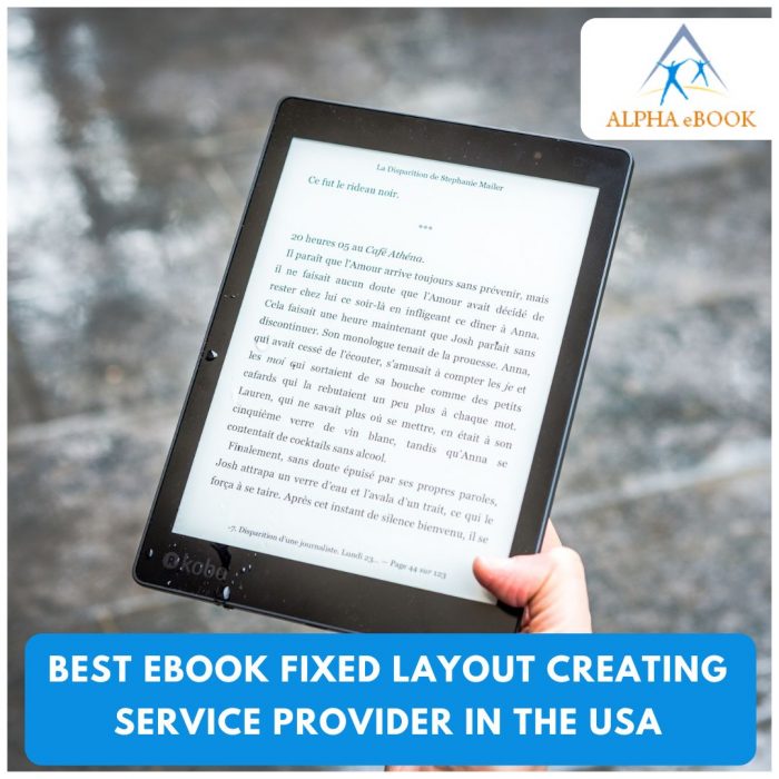 Best eBook Fixed Layout Creating Service Provider in The USA – Alpha eBook