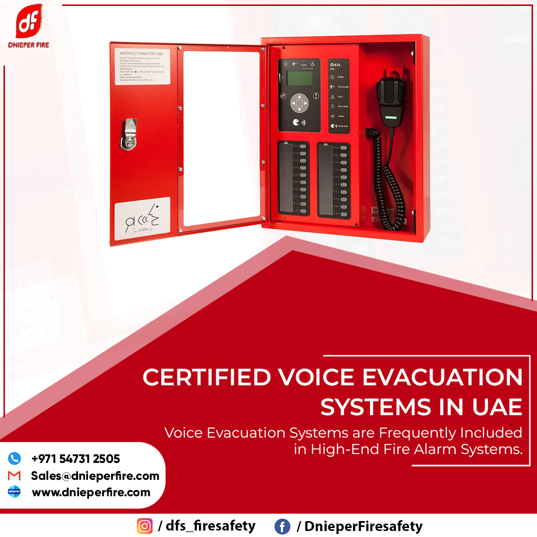 Certified Voice Evacuation Systems in UAE Social Social Social