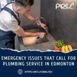 Emergency issues that call for plumbing service in Edmonton
