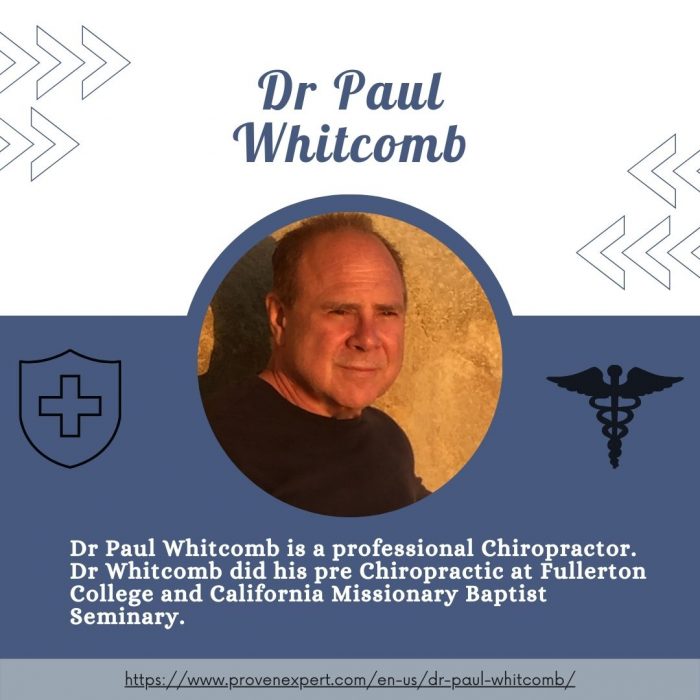 Paul Whitcomb DC is a highly-skilled and experienced Chiropractor
