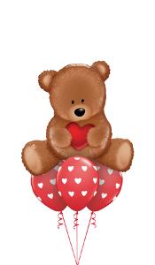 Red Link Heart Filigree Balloon Gift – Balloon HQ