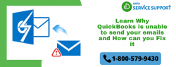 Learn Why QuickBooks is unable to send your emails and How can you Fix it
