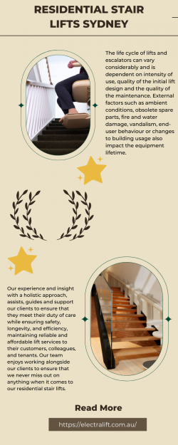 Choose A Range Of High-Quality Residential Stair Lifts Sydney