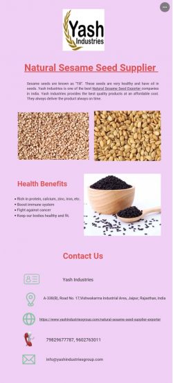 Natural Sesame Seed Exporter