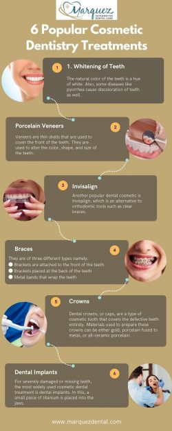 6 Popular Cosmetic Dentistry Treatments