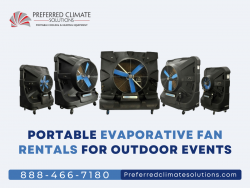 Portable Evaporative Fan Rentals for Outdoor Events