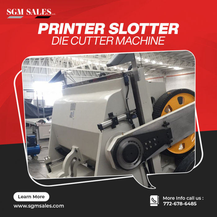 Printer Slotter Die Cutter Machine