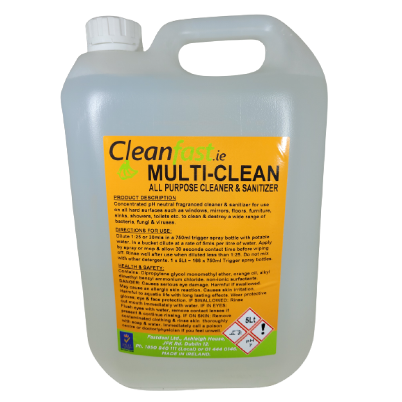 Cleanfast Multi Clean All Purpose Sanitizer 5L