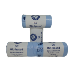 Earth2Earth Bio Based Pedal Bin Liners 255 mm x 455mm x 455 mm (50 bags)