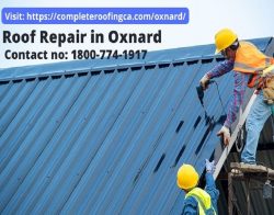 Roof repair in Oxnard.