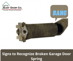 Signs to Recognize Broken Garage Door Spring