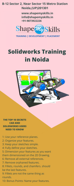 Best SOLIDWORKS Training in Noida