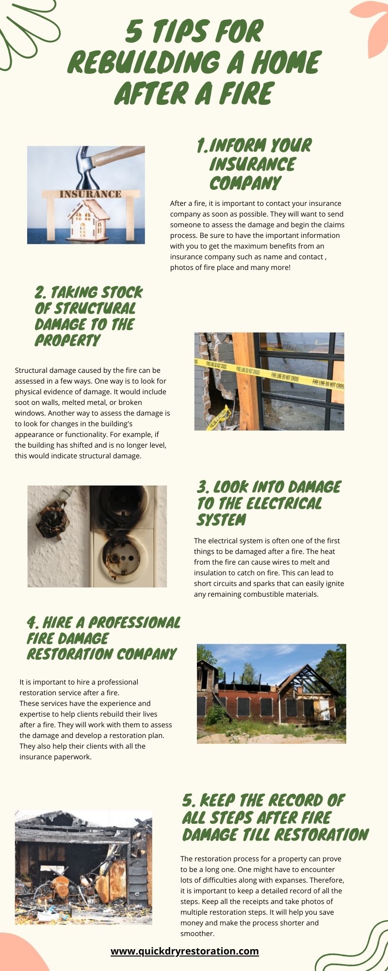 5 Tips for Rebuilding a Home After a Fire