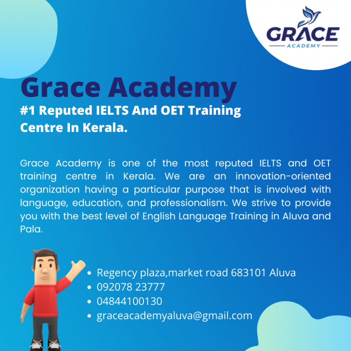Grace Academy: OET,IELTS,PTE,HAAD Training Kerala