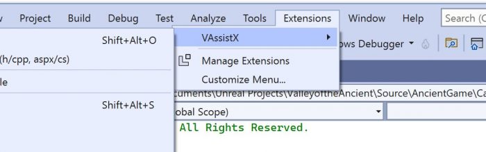 Visual Assist support for Visual Studio 2022 Previews!