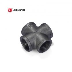 Black Iron Pipe Fittings Equal Cross | Malleable Iron Pipe Fittings Equal Tee<