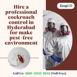 Hire a professional cockroach control in Hyderabad for make pest-free environment