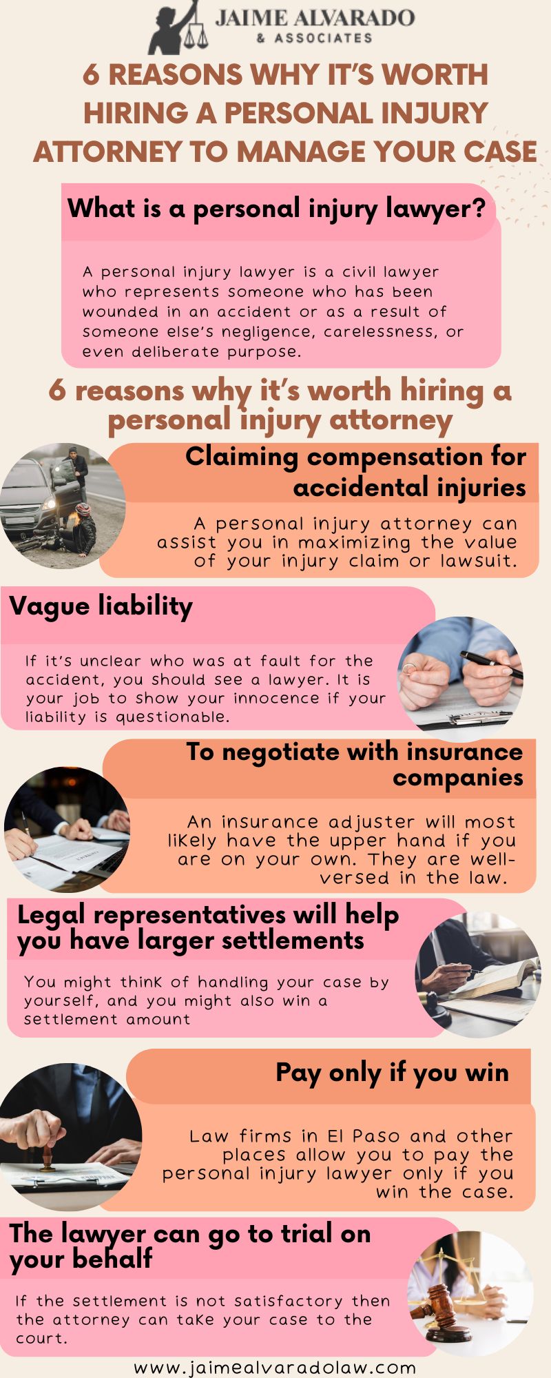 6 Reasons why it’s Worth Hiring a Personal Injury Attorney To Manage Your Case