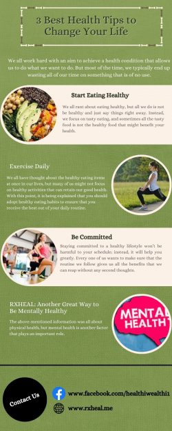 3 Best Health Tips to Change Your Life