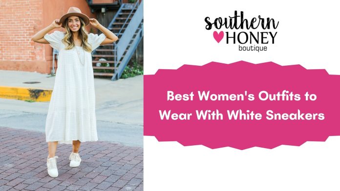 How to Style a Classic with White Sneakers – Southern Honey Boutique