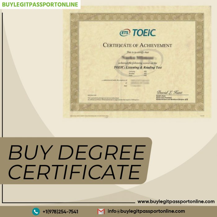 Buy Degree Certificate