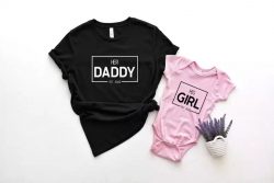 Girl Dad Shirt, Matching Father and Daughter Shirts