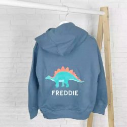 dinosaur hoodie, Personalised Kids Dinosaur Hoodie
