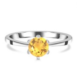 Sterling Silver Jewelry and Citrine Ring