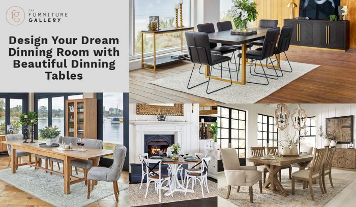 Design Your Dream Dining Room with Beautiful Dining Tables