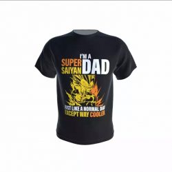 Dragon Ball Z Custom Shirt, Vegeta Super Saiyan Dad