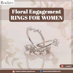 Floral Engagement Rings for women
