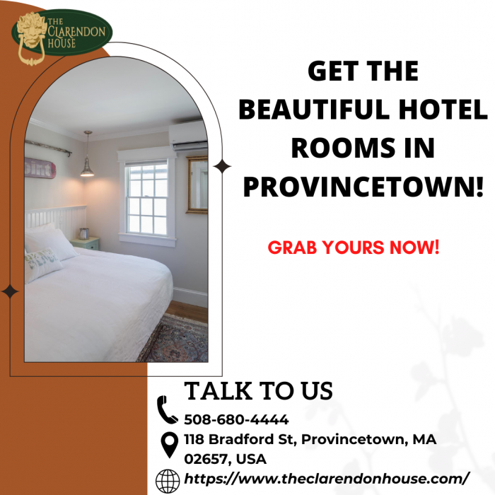 Get the Beautiful Hotel Rooms in Provincetown!