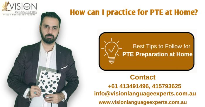 How can I practice for PTE at Home?