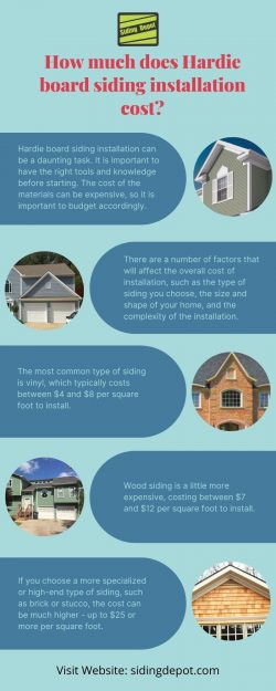 How much does Hardie board siding installation cost?