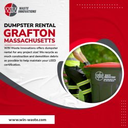 WIN Waste Innovations Offers The Best Dumpster Rental In Grafton, Massachusetts!