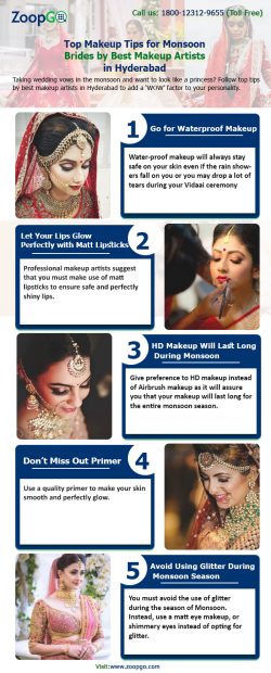 Top Makeup Tips for Monsoon Brides by Best Makeup Artists in Hyderabad