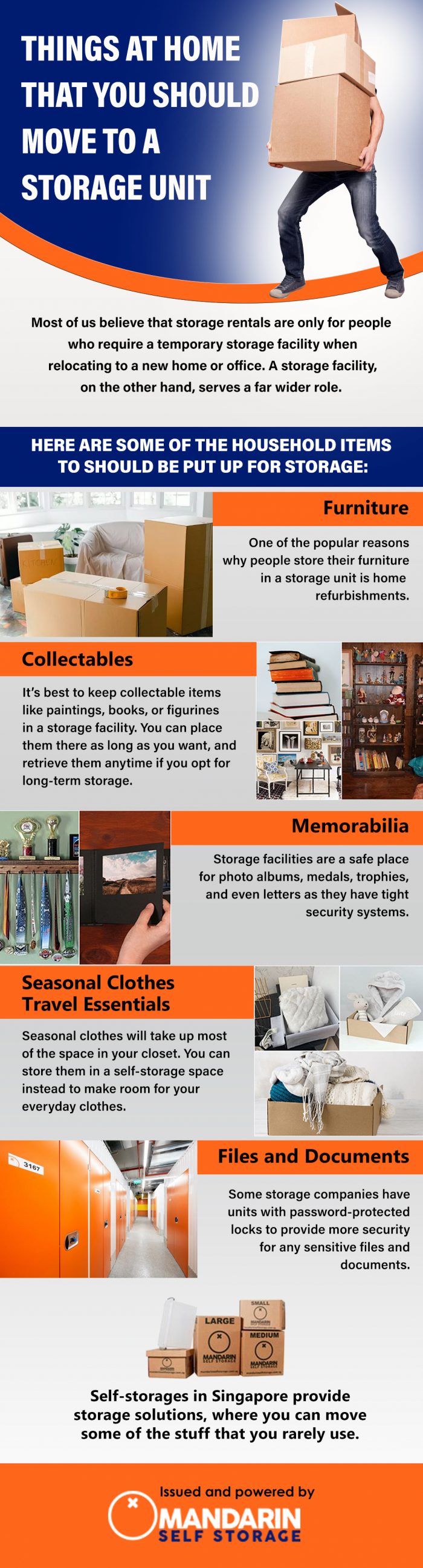 Things at Home that You Should Move in a Storage Unit