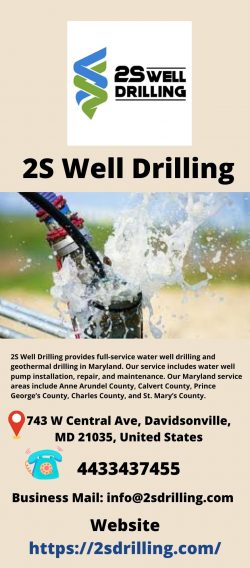Water Well Drilling Services In Maryland
