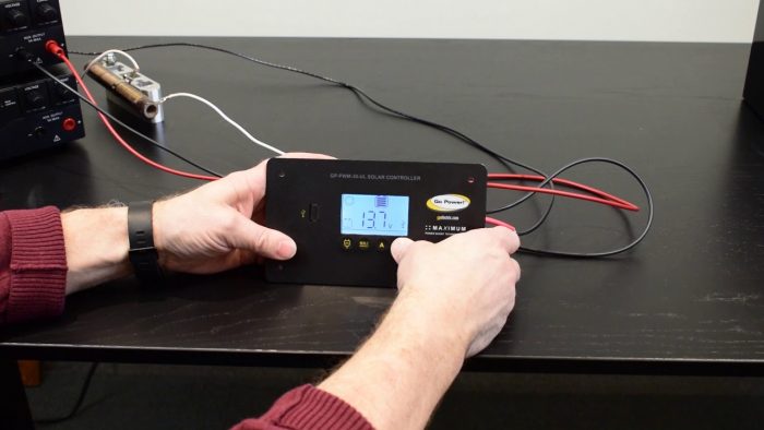 Solar charge controllers come in a variety of sizes