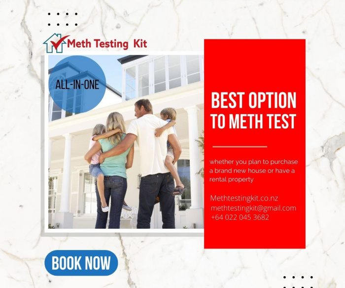 Get a Meth Testing Auckland done for your property every 6 months to avoid costly repairs