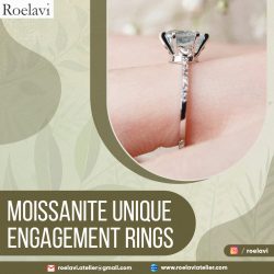 Moissanite Unique Engagement Rings