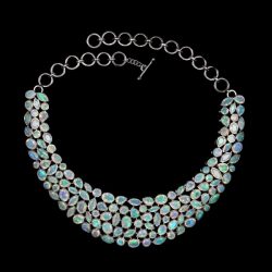 Lavish Sterling Silver Gemstone Opal Jewelry