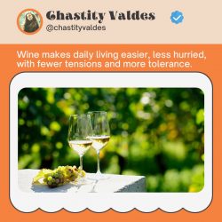 Chastity Valdes helps provide drinker’s with great tasting wines