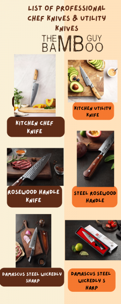 Professional Chef Knives | The Bamboo Guy