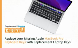 Replace your Missing Apple MacBook Pro Keyboard Keys with Replacement Laptop Keys