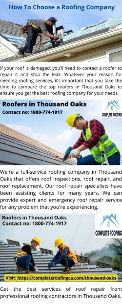 Roofing company in Thousand Oaks
