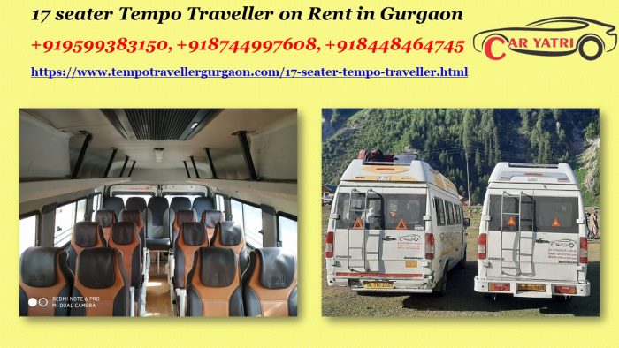 Tempo Traveller on Rent in Gurgaon