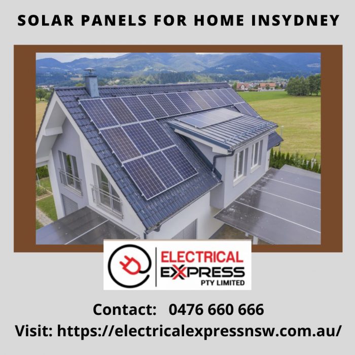 Solar panels for home in Sydney