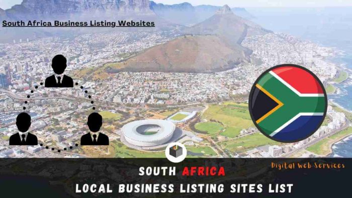 Free South Africa Local Business Listing Sites List