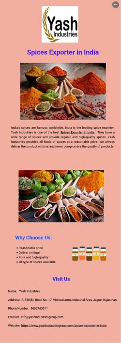 Spices Exporter in India